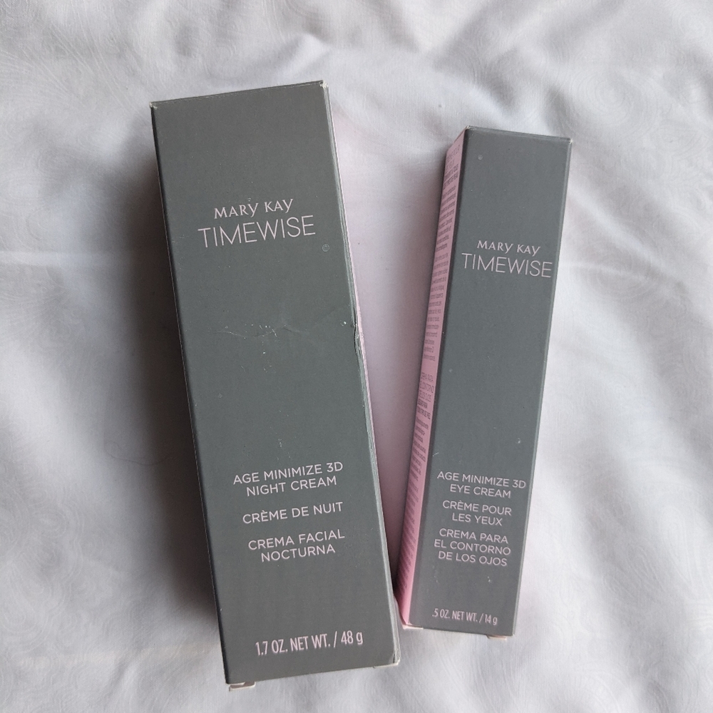 Mary Kay Timewise Age Minimize Night Cream and Eye Cream Bundle